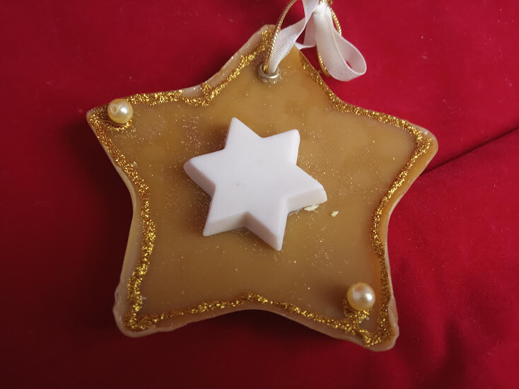 Pure Beeswax sachet, decorative, unique, handmade
