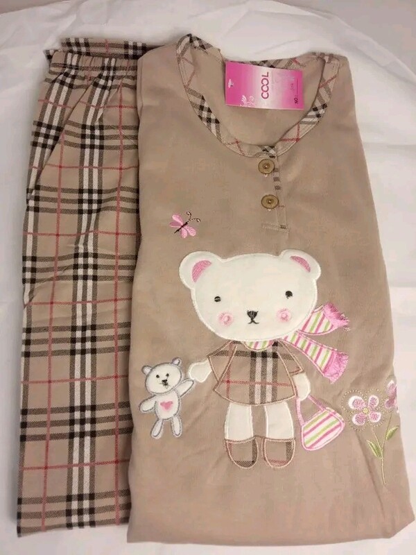Cotton Women' s pajamas, flannel inside