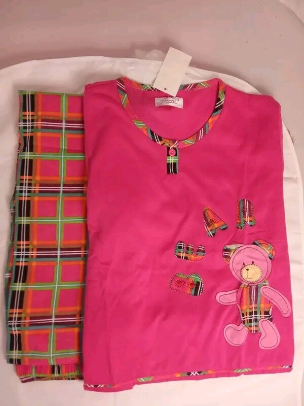 100% Cotton Women' s pajamas, Flannel inside