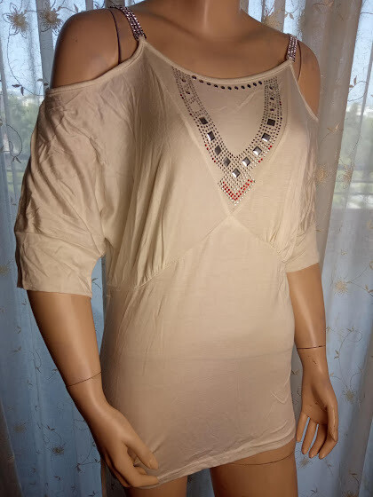Mini dress-blouse
