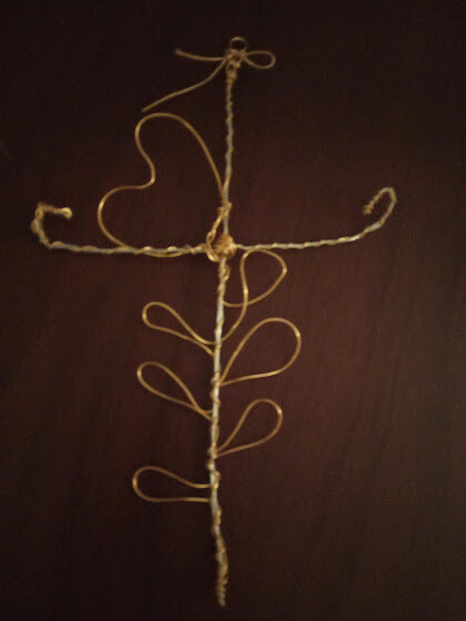 Decorative big cross, unique, handmade