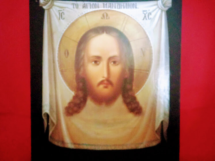 Τhe holy mantle, icon,22x28cm
