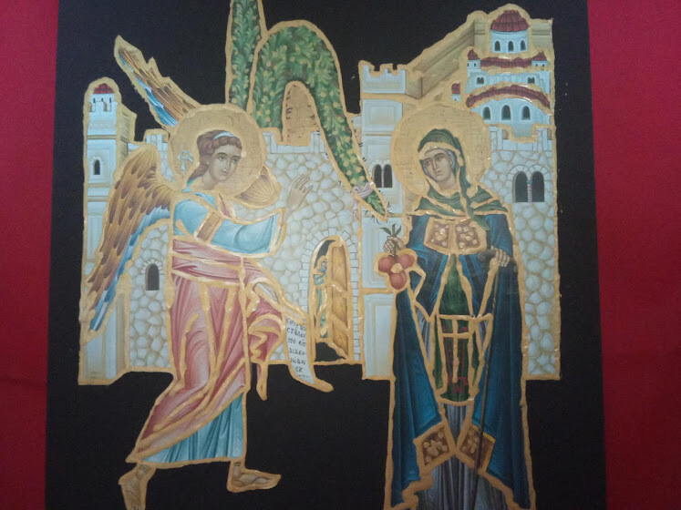 Saint Irini Chrysovalantou, orthodox handmade icon