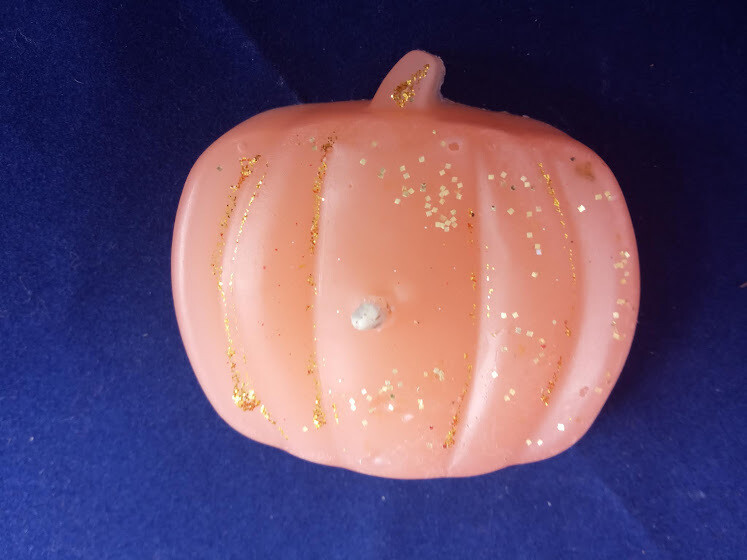 Pumpkin candle