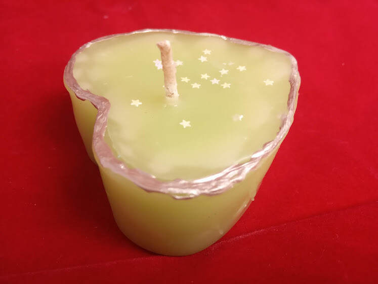 Handmade decorative candle