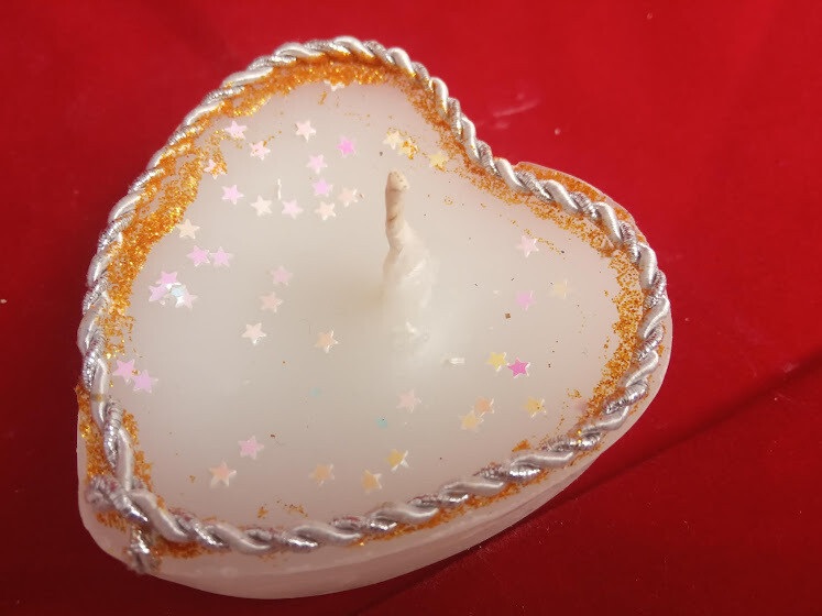 Handmade decorative candle