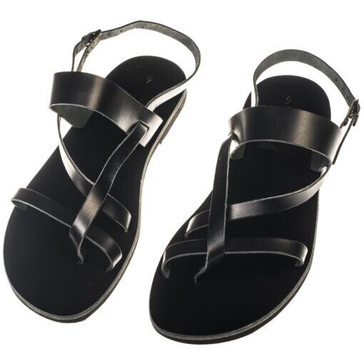Leather men's sandals