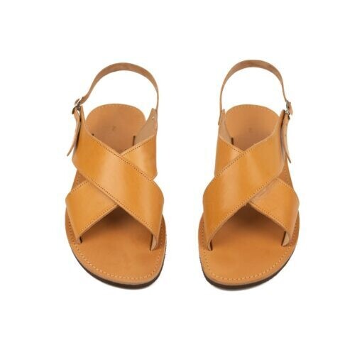 Leather men's sandals