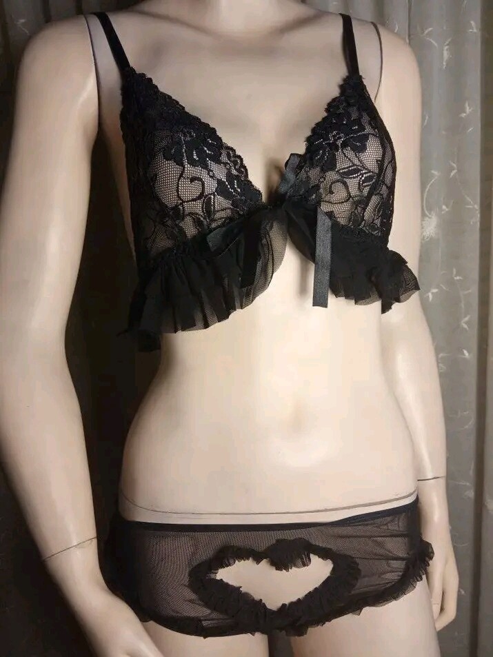 Sexy black set, size small