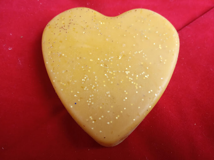 Pure beeswax big melt with glitter