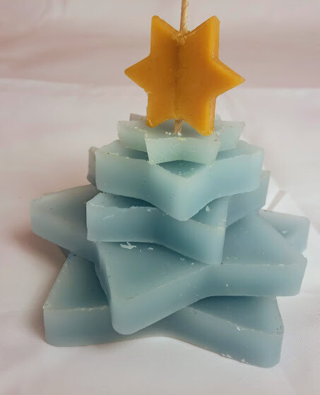 The 6 Stars decorative candle