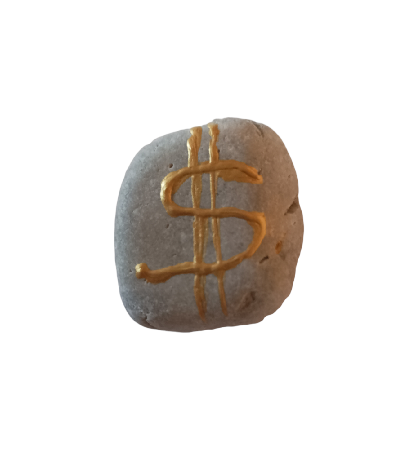 Sea stone, money symbol