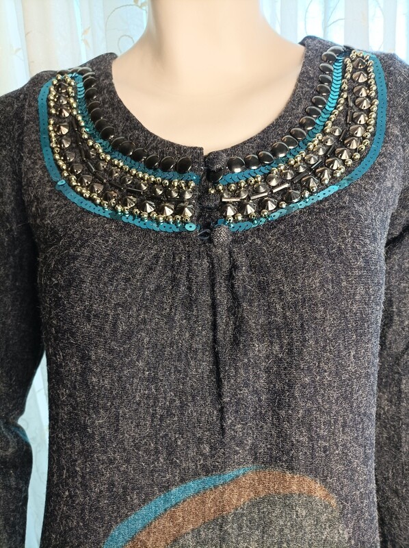 Dress, wollen, size S