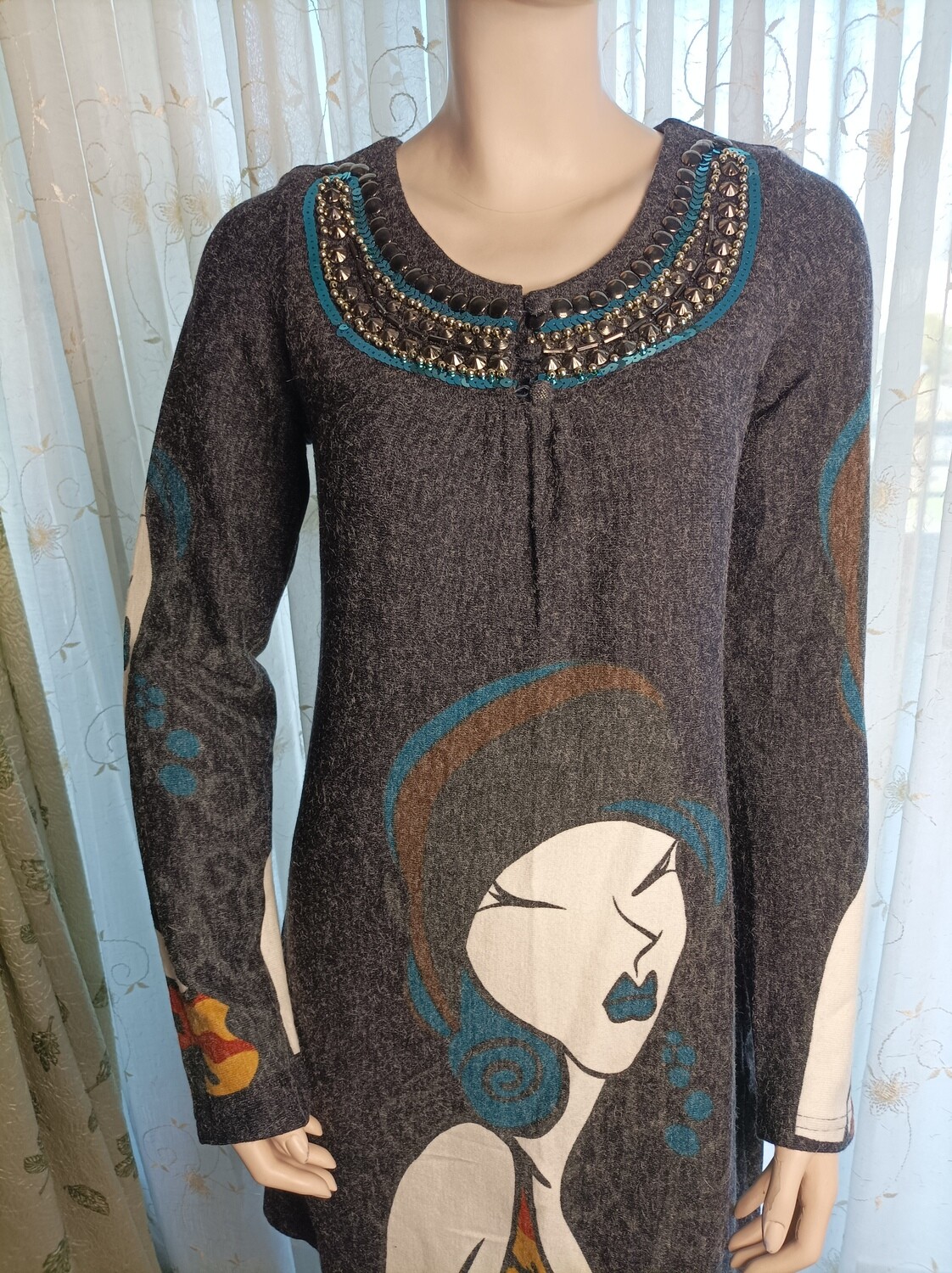 Dress, wollen, size S