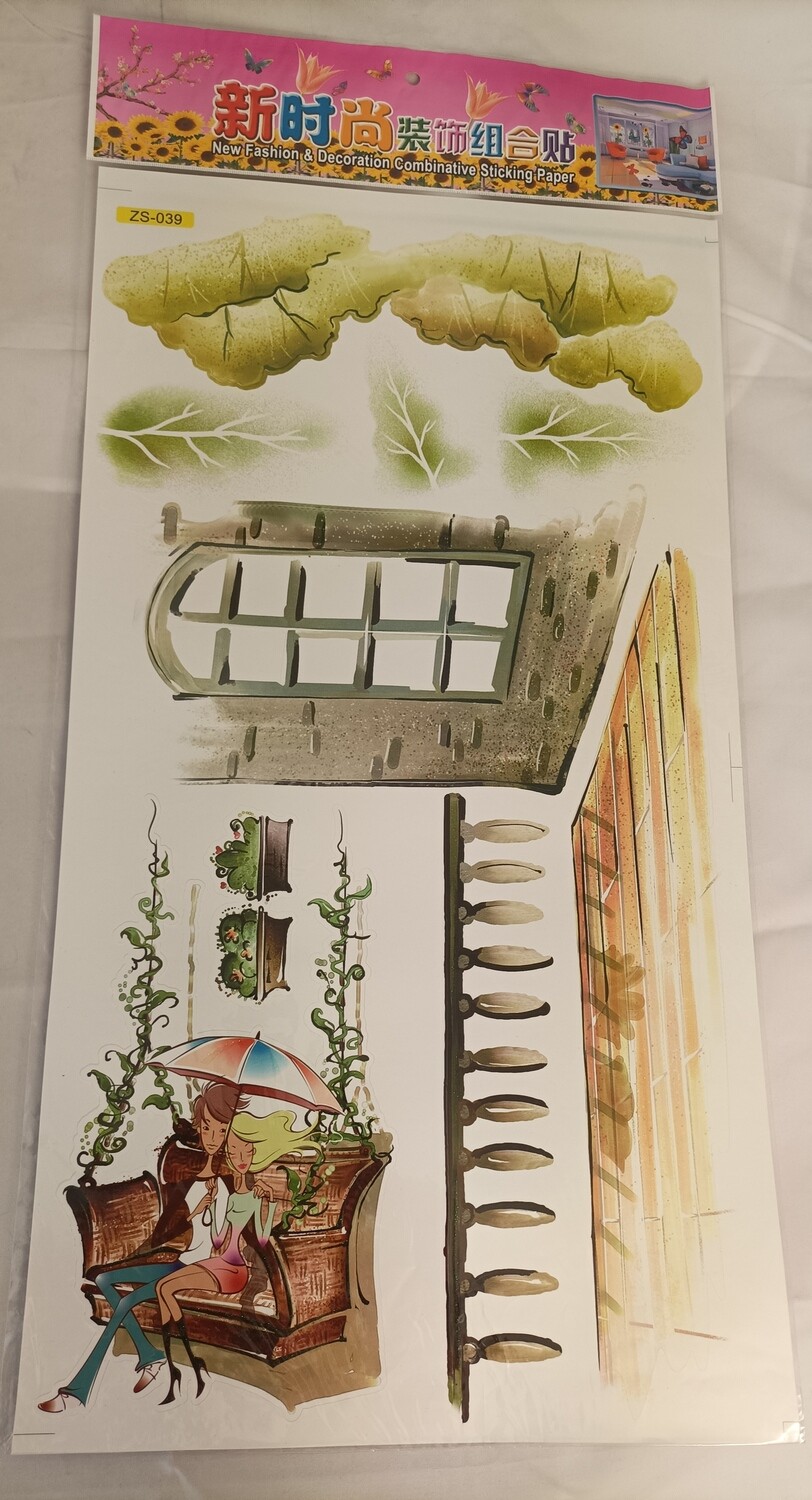 Wall stickers decor, 60x33cm