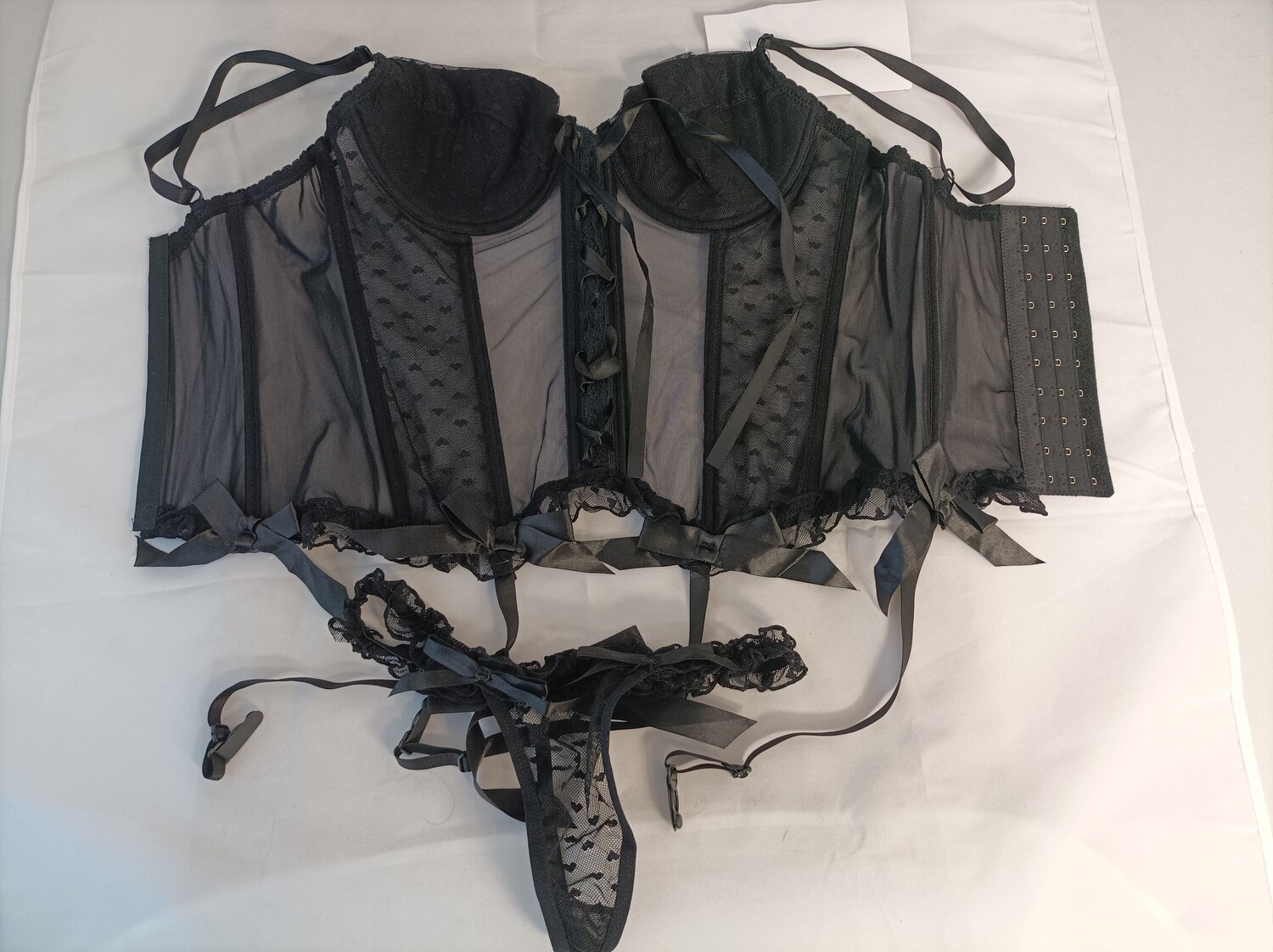 Sexy set bust and slip, size small