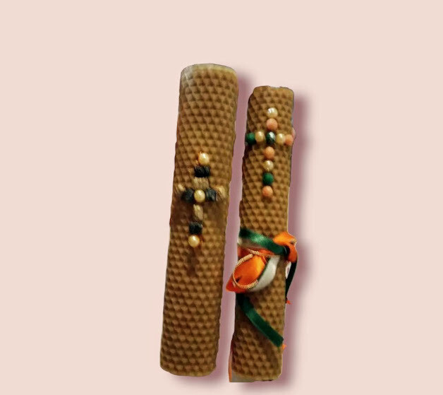 Set of two ​beeswax Candles