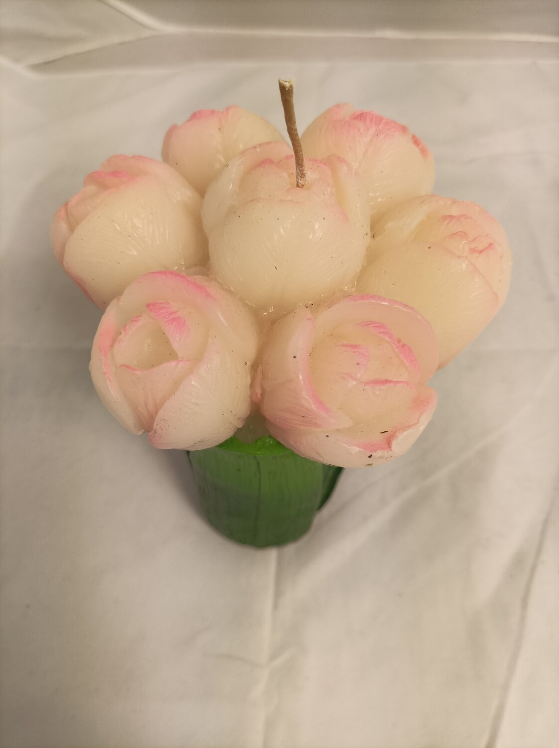 Candle from paraffin wax