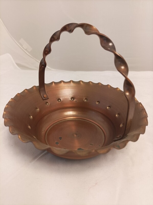 Metal copper bowl