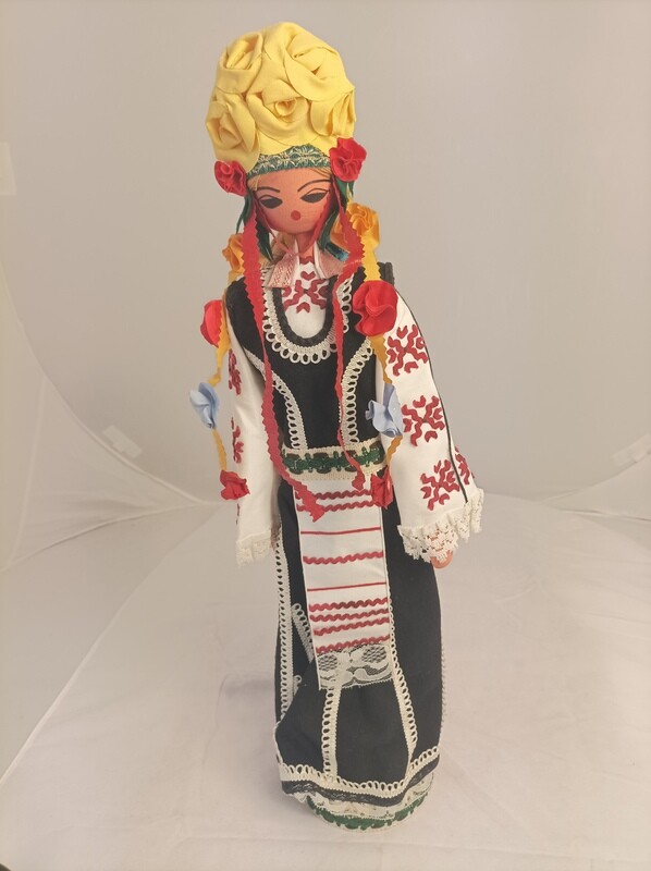 Bride, Doll, 57cm height, in traditional bulgarian wedding costume