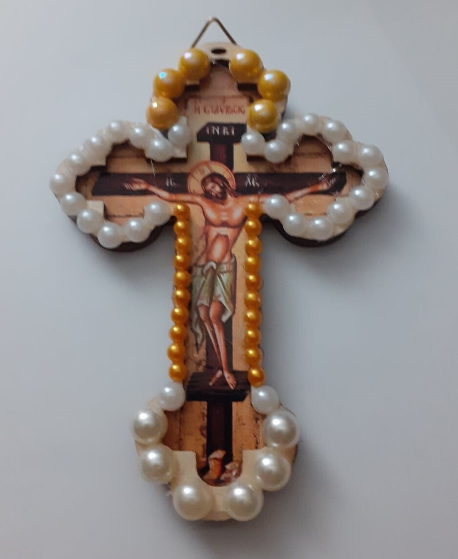 Handmade decorative cross