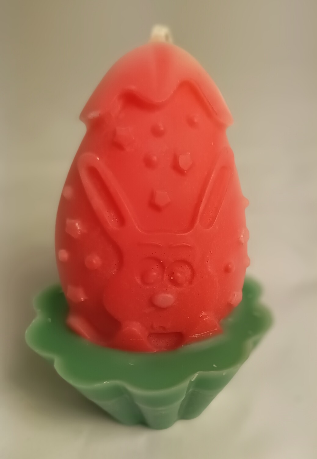 Easter rabbit candle