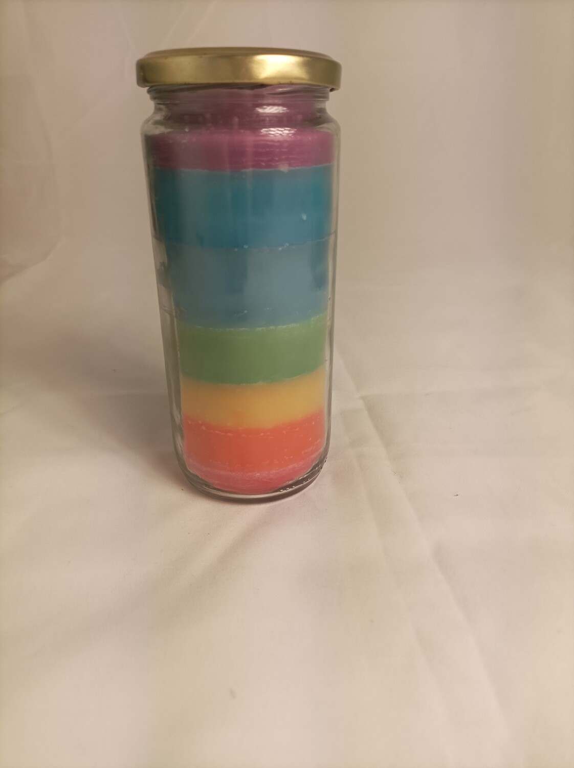 Chakra candle in jar