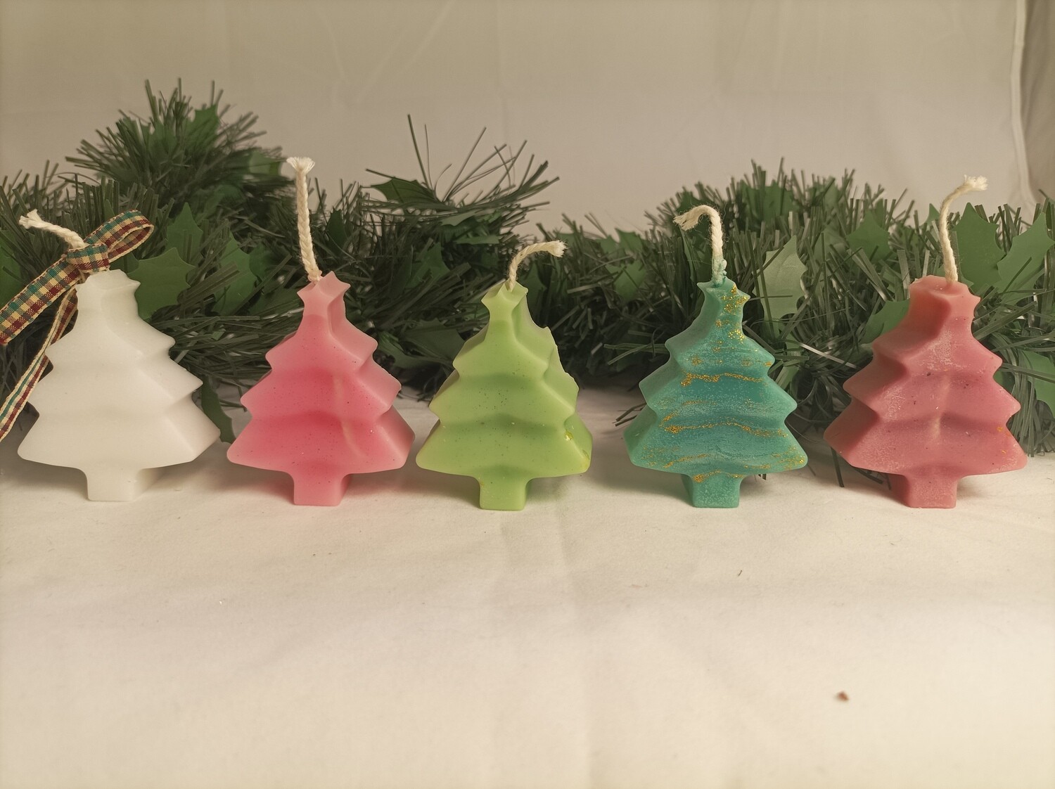 Set of 5 tree candles