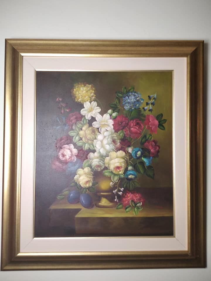 Frame Drawing, handmade, 72x82cm