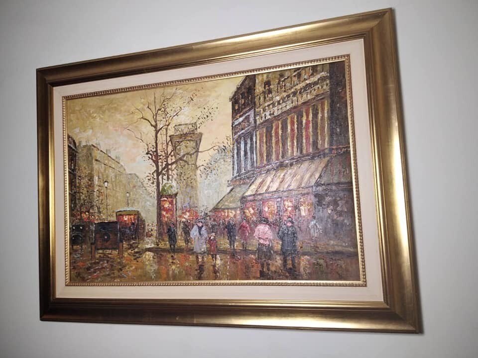 Frame Drawing, handmade,85x118cm