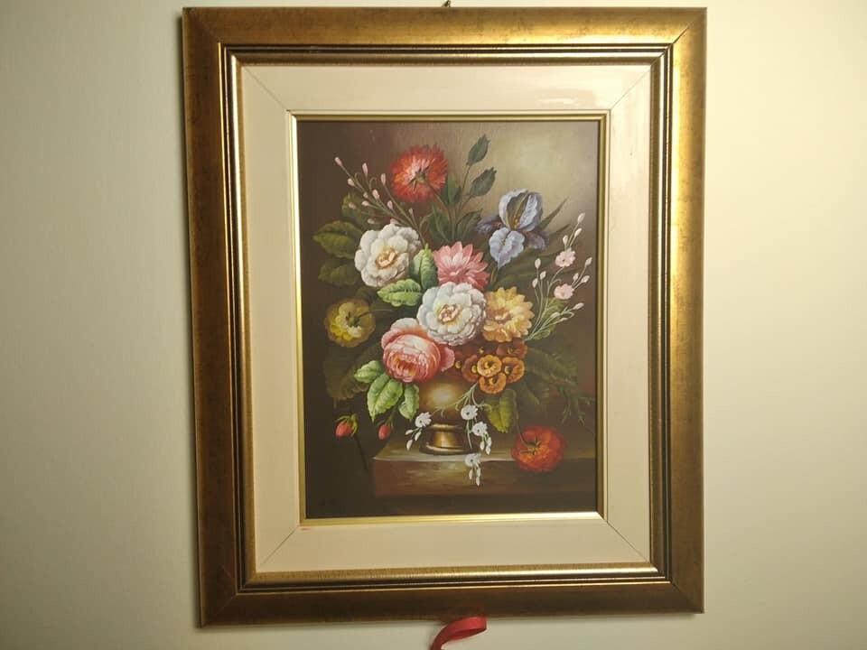 Frame Drawing, handmade, 34x40cm