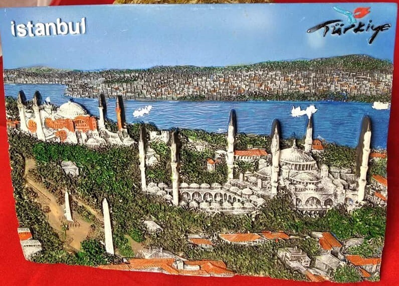 Frame souvenir from Istanbul, 12x16cm