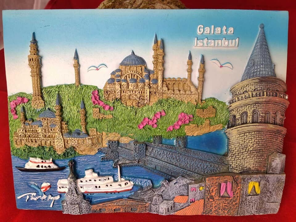 Frame souvenir from Istanbul, 12x16cm