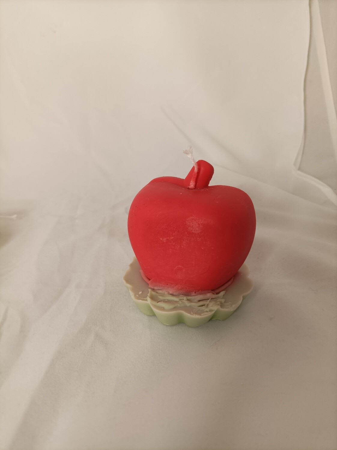 Handmade Apple  candle