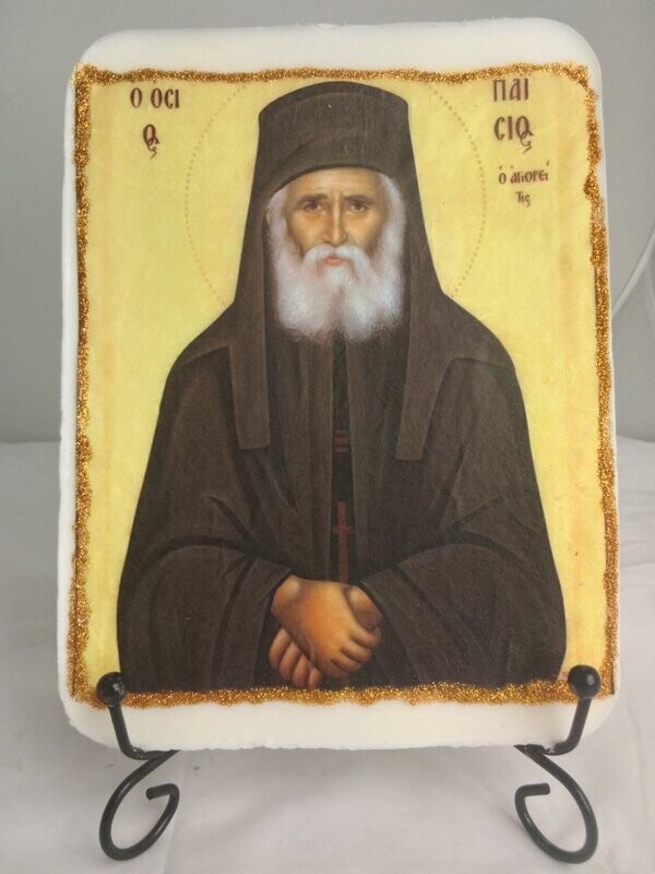 The miraculous famous Saint Paisios wax icon The miraculous famous Saint Paisios wax icon