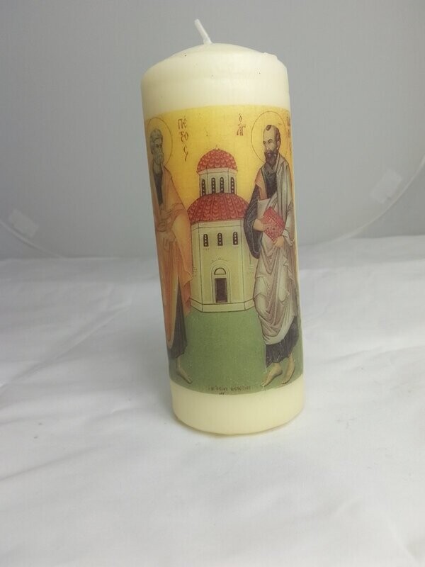 Saint Peter and Saint Paul pillar candle Saint Peter and Saint Paul pillar candle