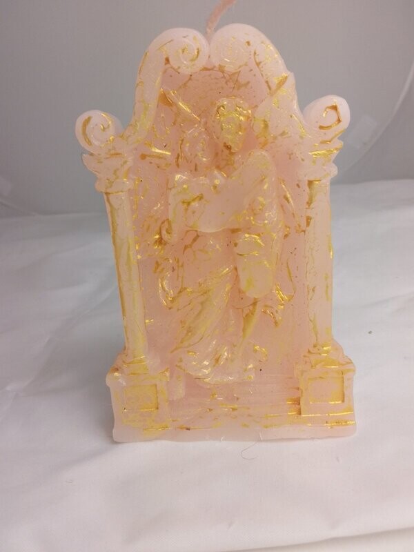 Angels Couple, love candle with golden touches Angels Couple, love candle with golden touches