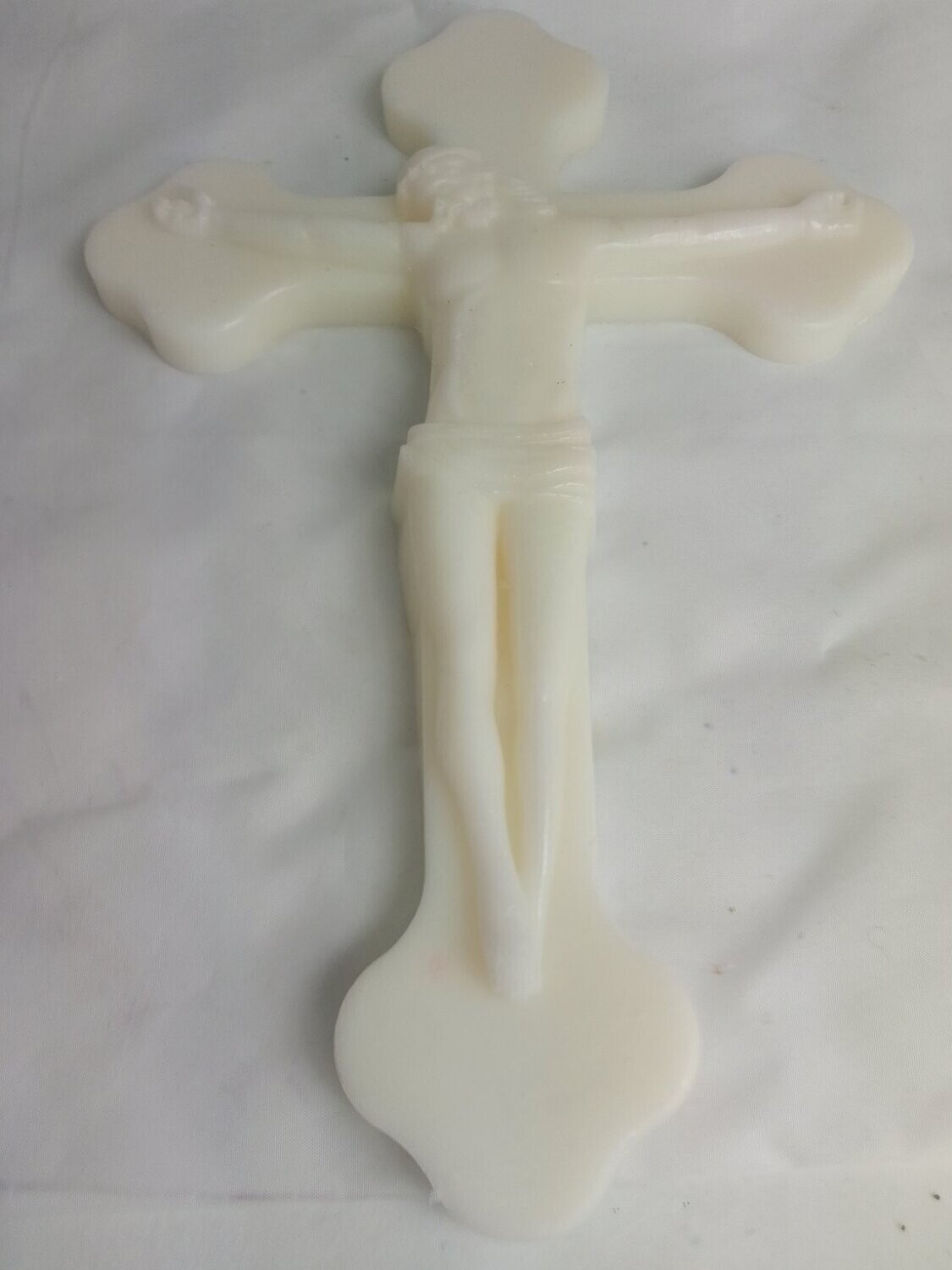 Big wax cross, decorative, handmade