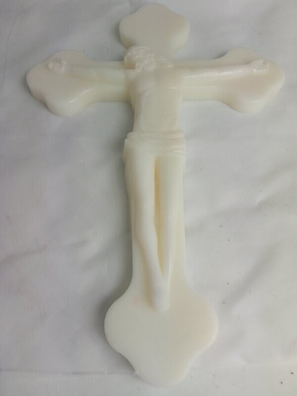 Big wax cross, decorative, handmade Big wax cross, decorative, handmade