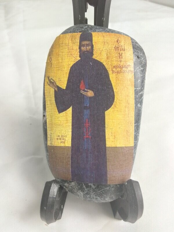 Saint Efraim at sea stone