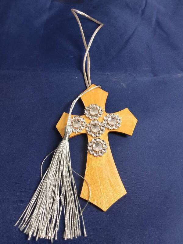 Handmade decorative wooden crosses