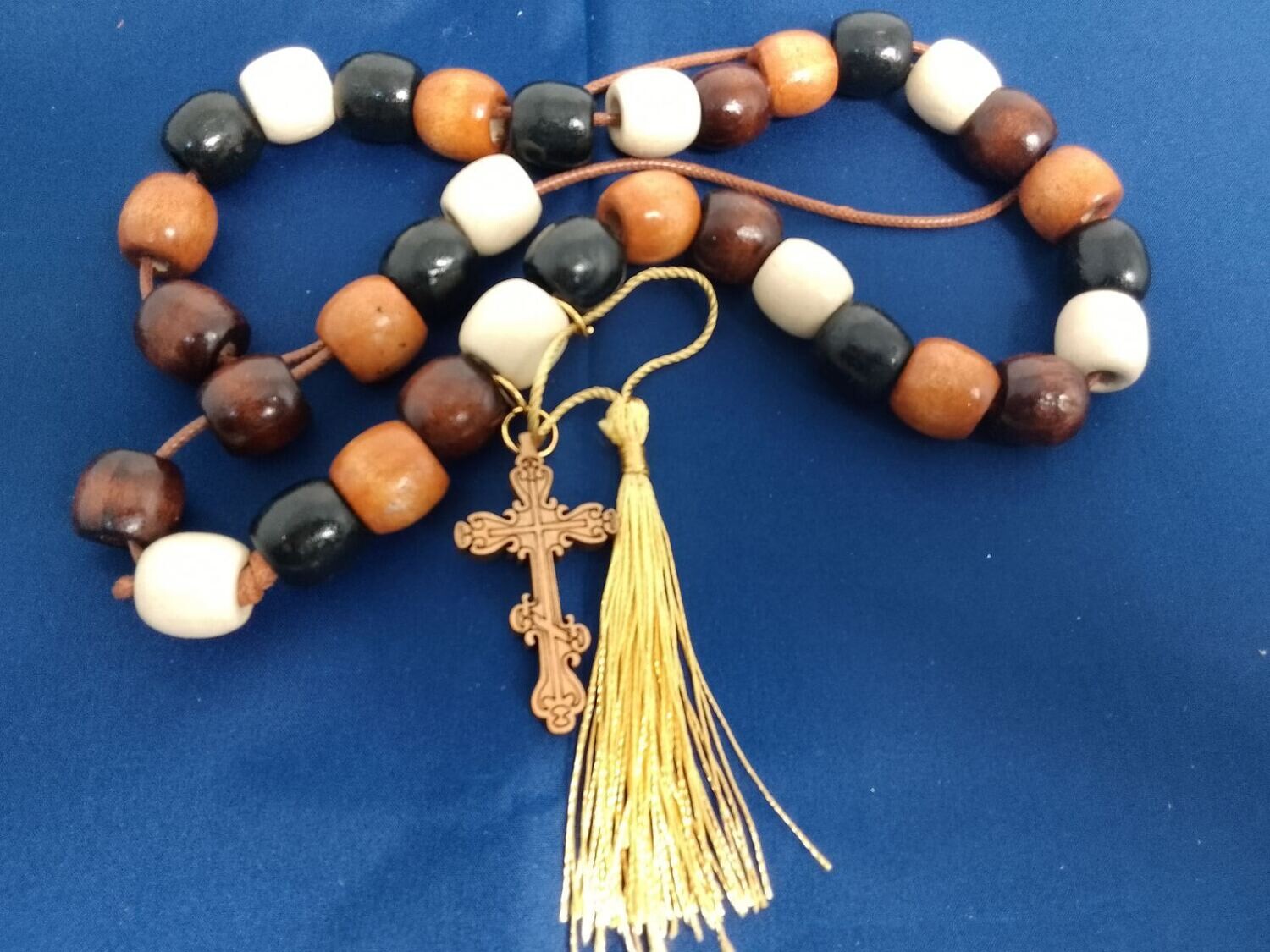 Handmade Christian' s prayer cord, rosary
