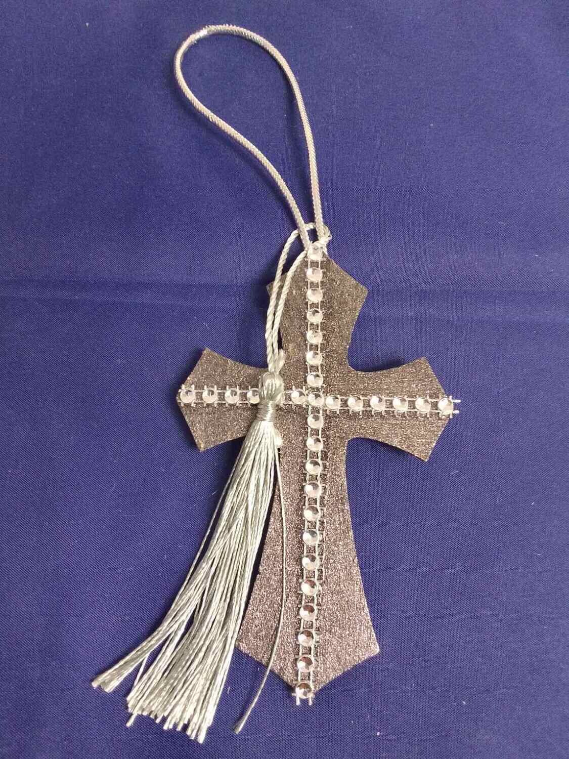 Wooden handmade decorative cross