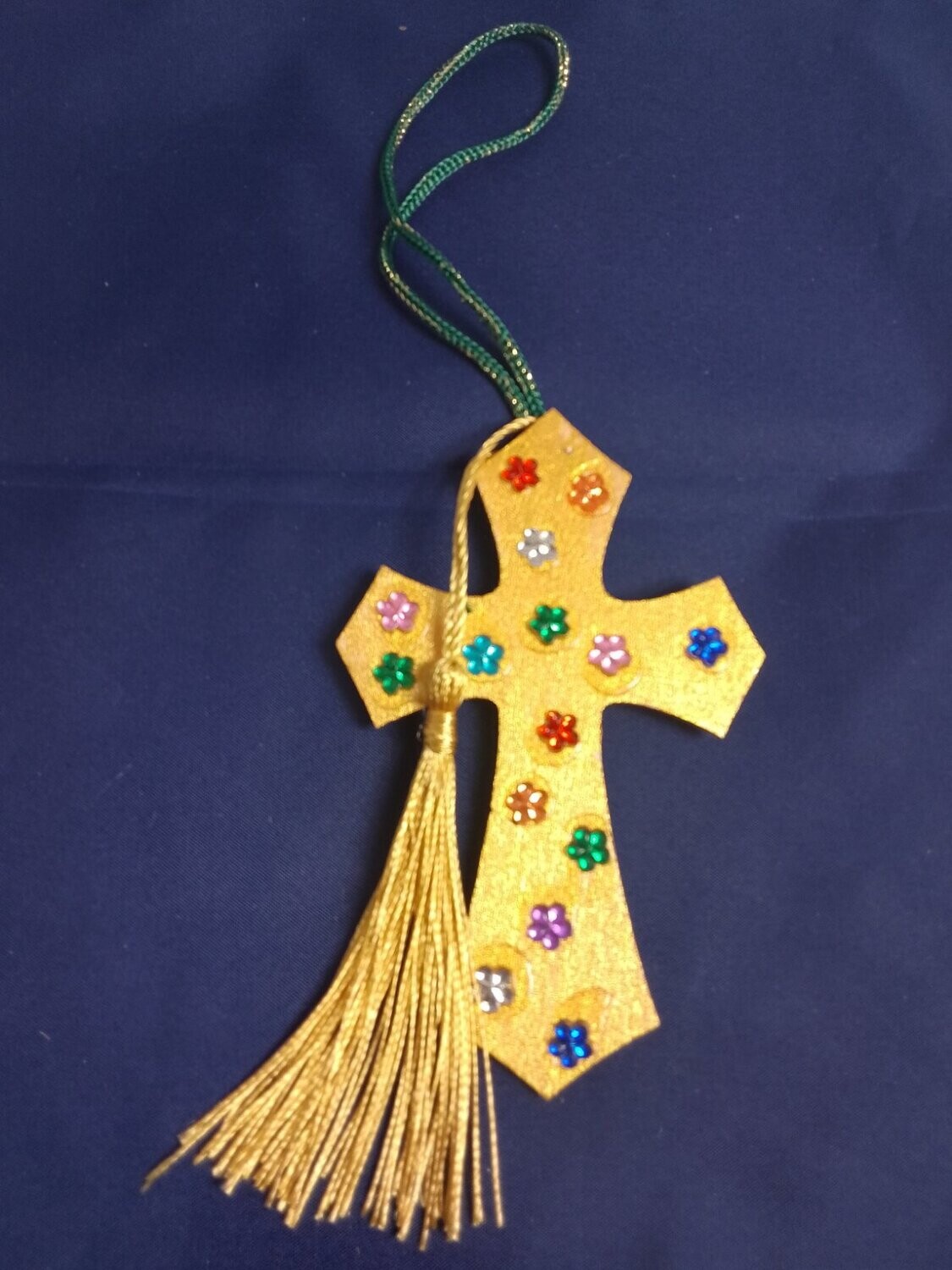 Wooden handmade decorative cross
