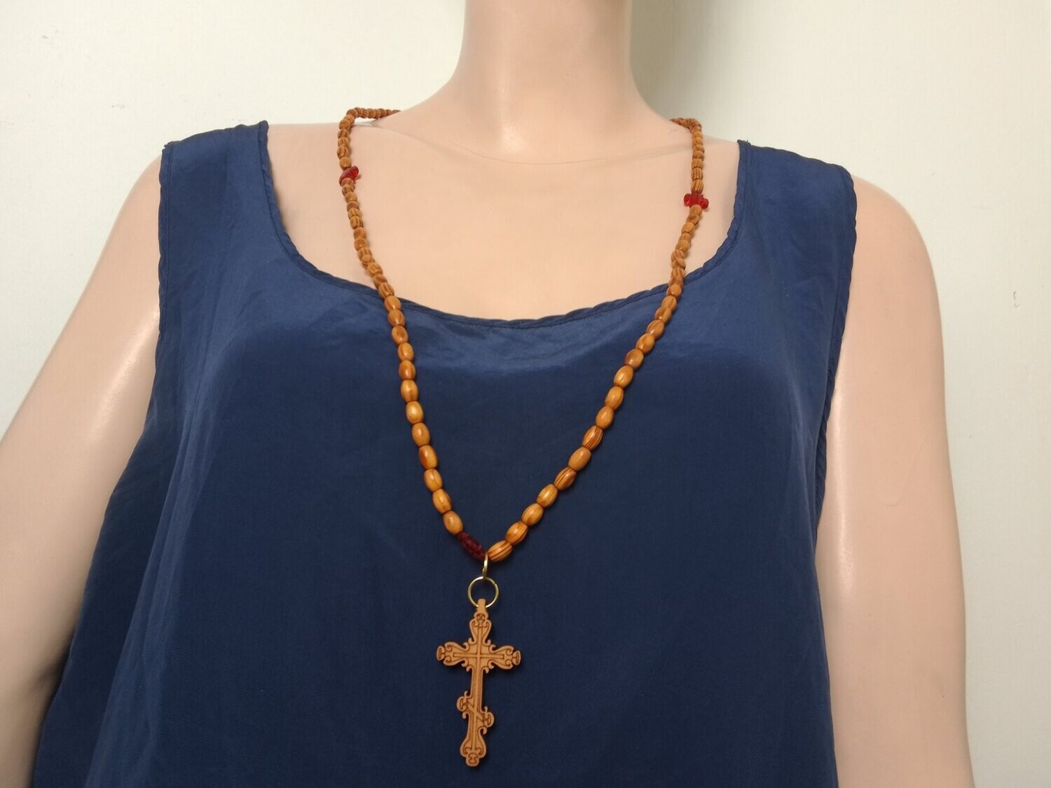 Handmade Christian' s prayer cord, rosary