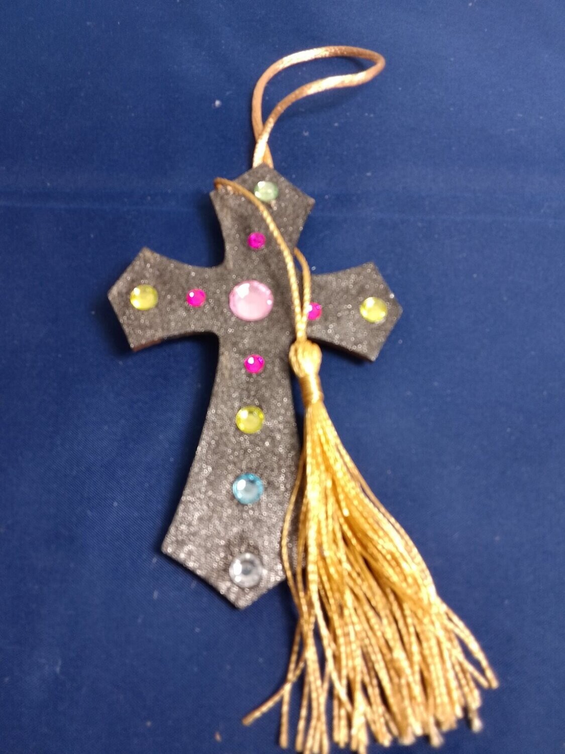 Handmade wooden cross, 11x7cm