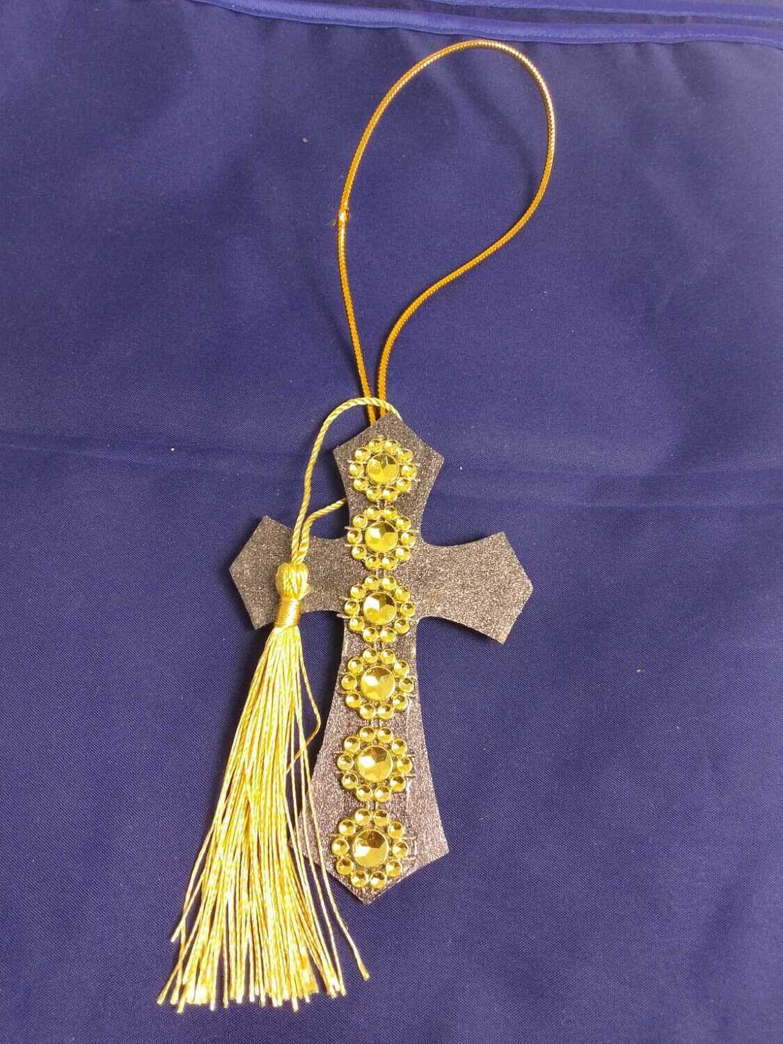 Handmade wooden cross 11x7cm