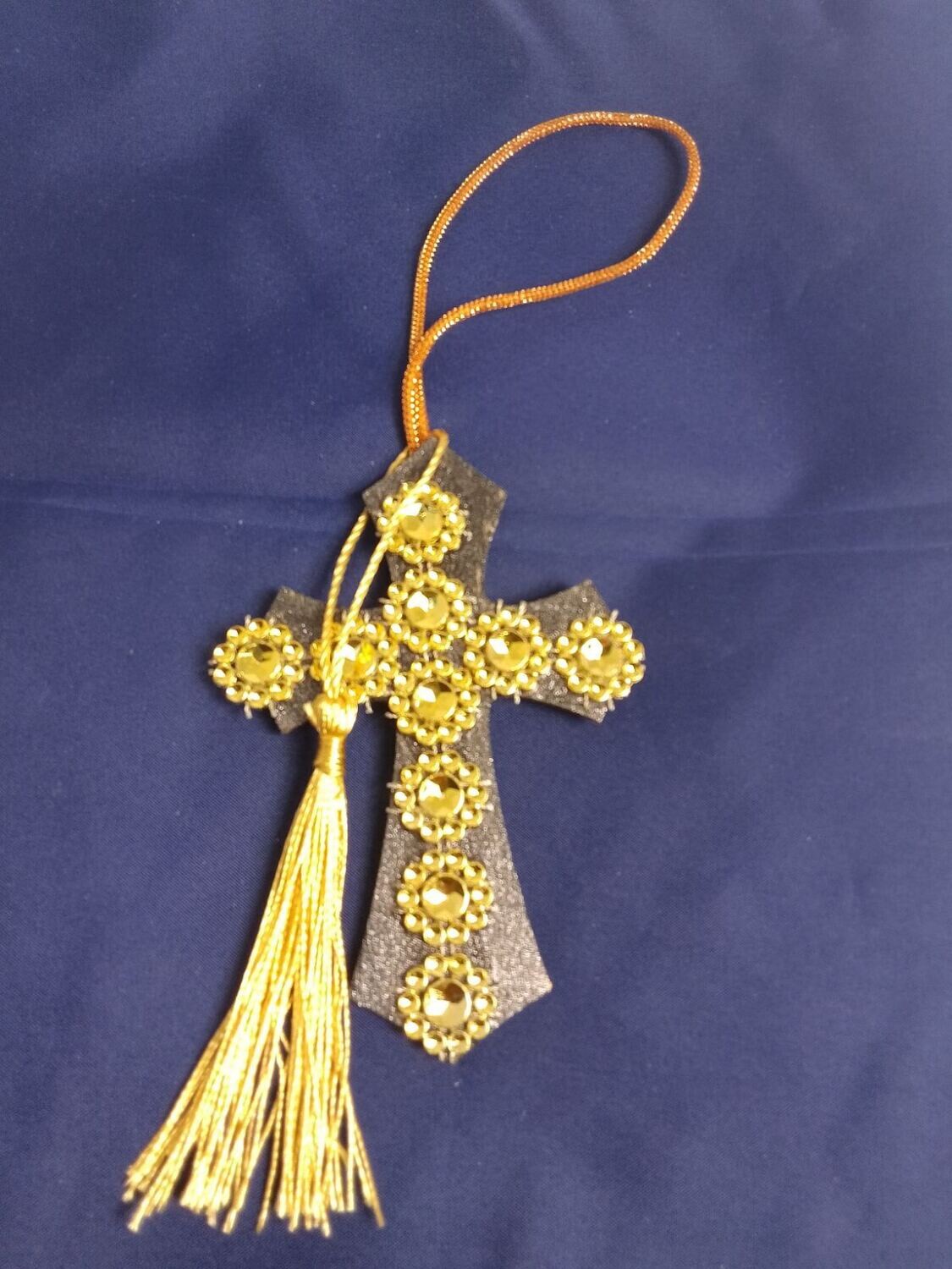 Handmade wooden cross 11x7cm
