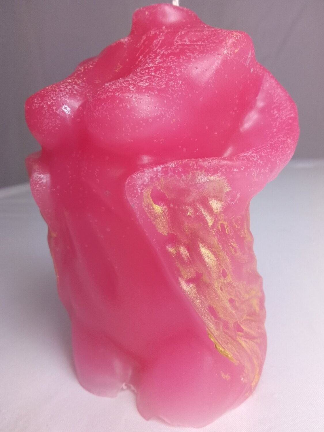 Handmade woman angel candle