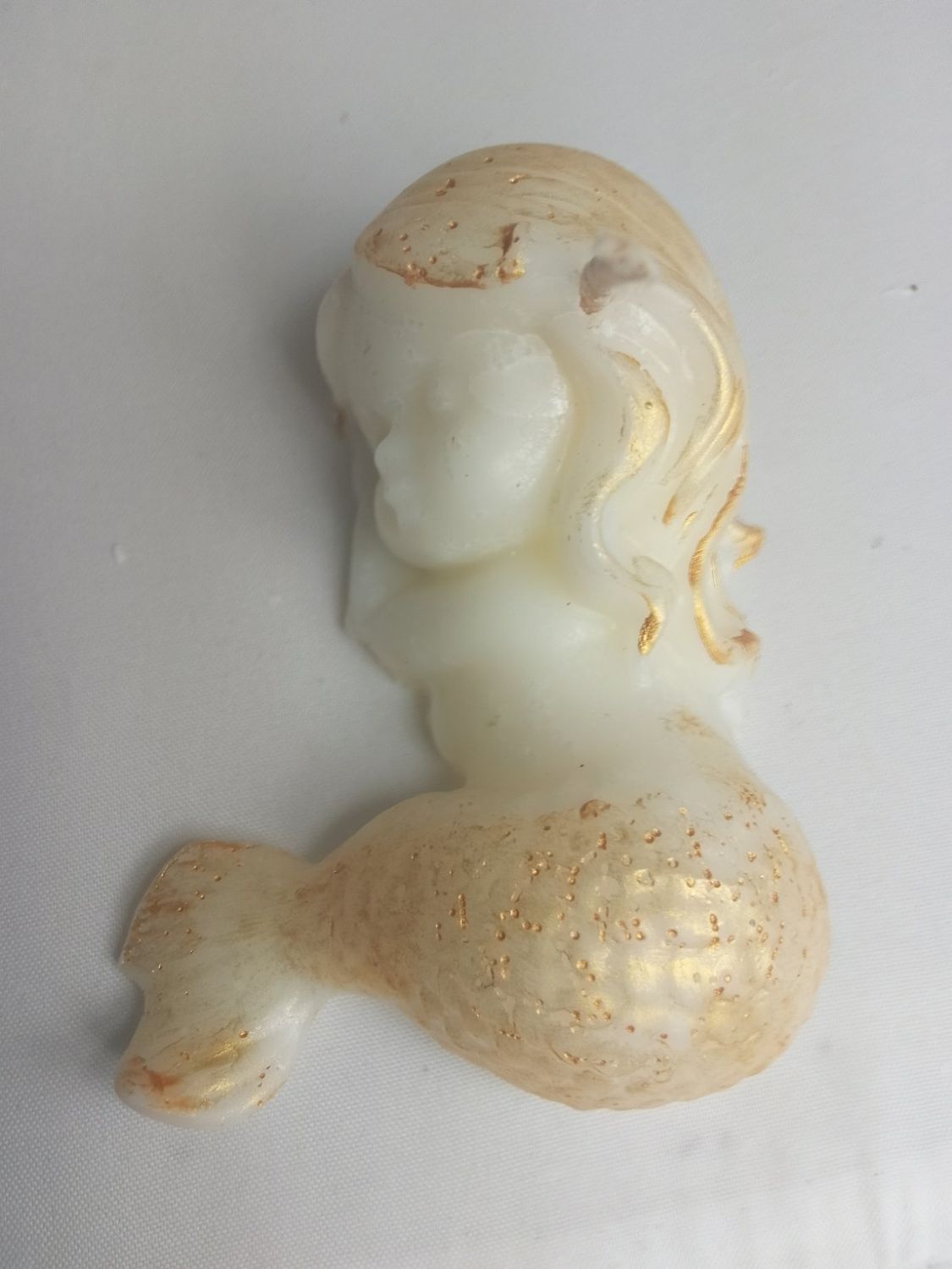 Handmade mermaid candle